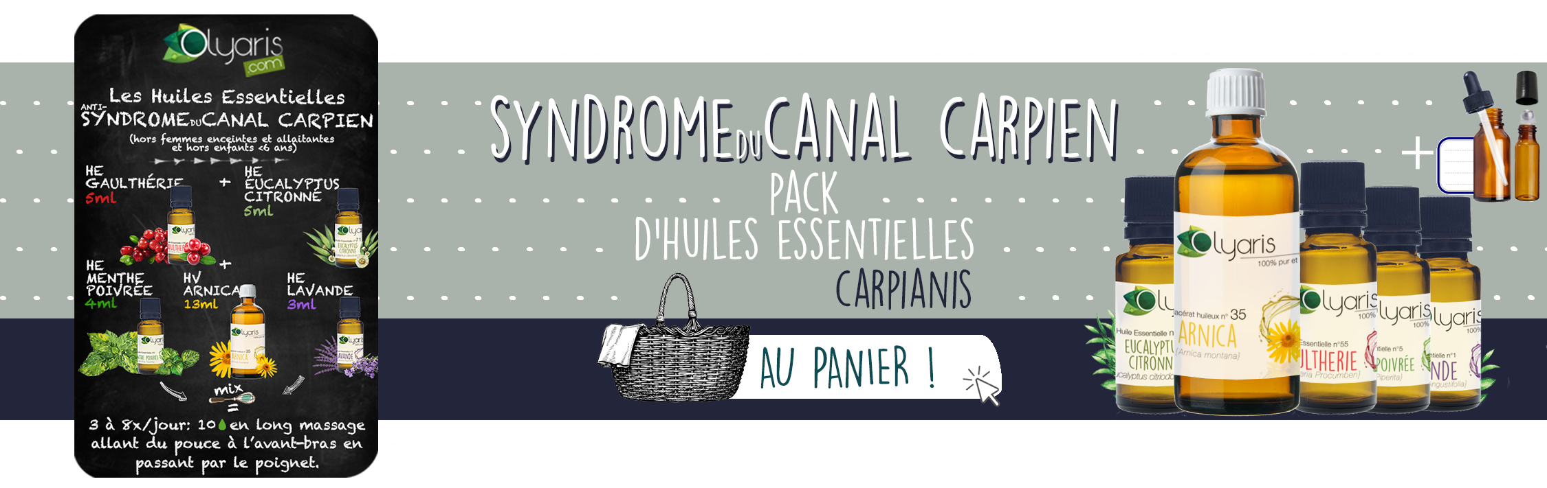 Syndrome du Canal Carpien : Les Huiles Essentielles à Utiliser par Olyaris